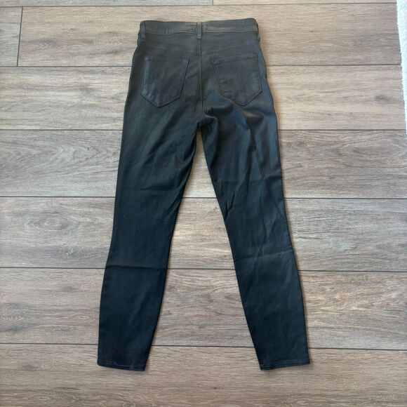 L'agence skinny black jeans margot coated mid rise size 26 - Picture 6 of 6